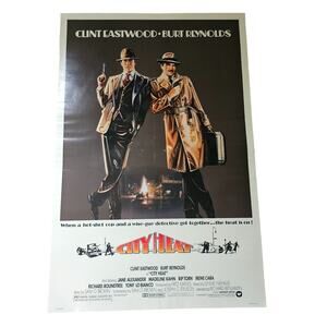 CITY HEAT 1984 CLINT EASTWOOD BURT REYNOLDS RICHARD BENJAMIN 27X41" POSTER